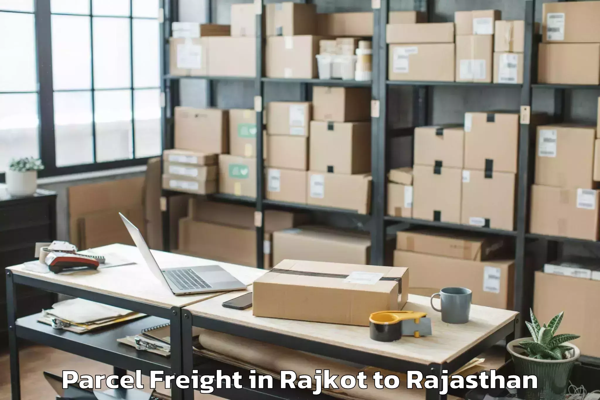 Efficient Rajkot to Rajsamand Parcel Freight